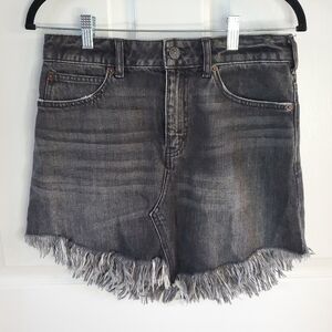We The Free, Free People, Charcoal Black Denim Skirt. Size 25. Size XS. #SW